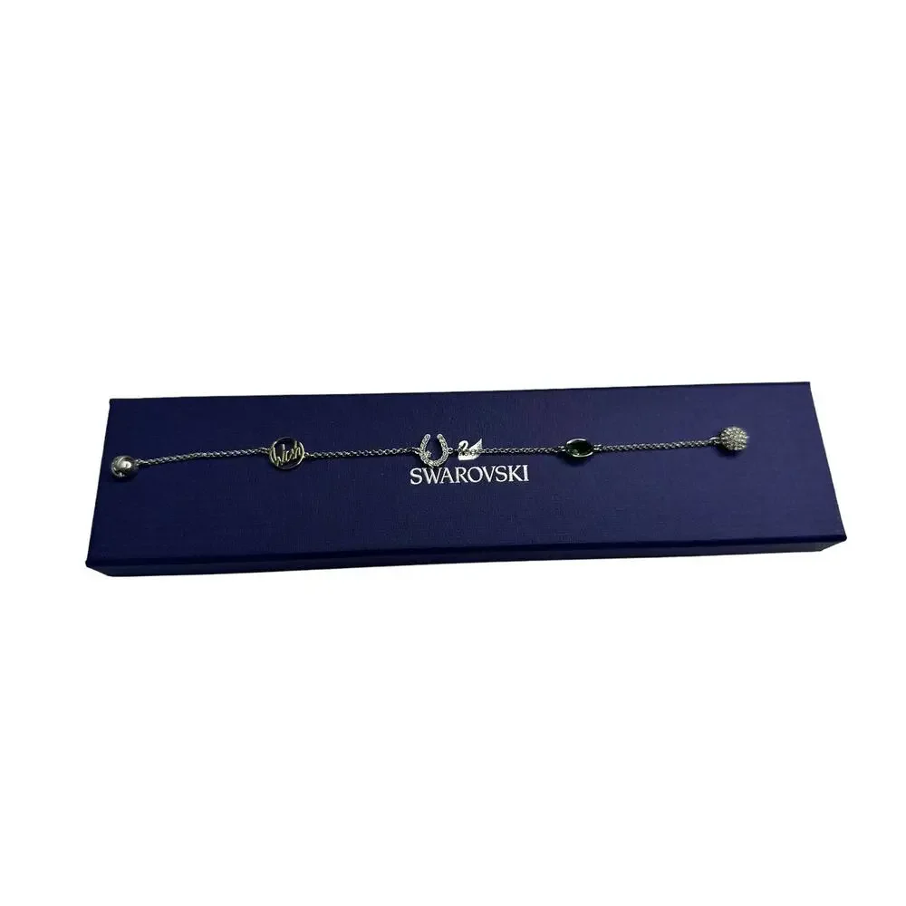 Swarovski Wish Stand  Lucky Horseshoe Motif Bracelet Large